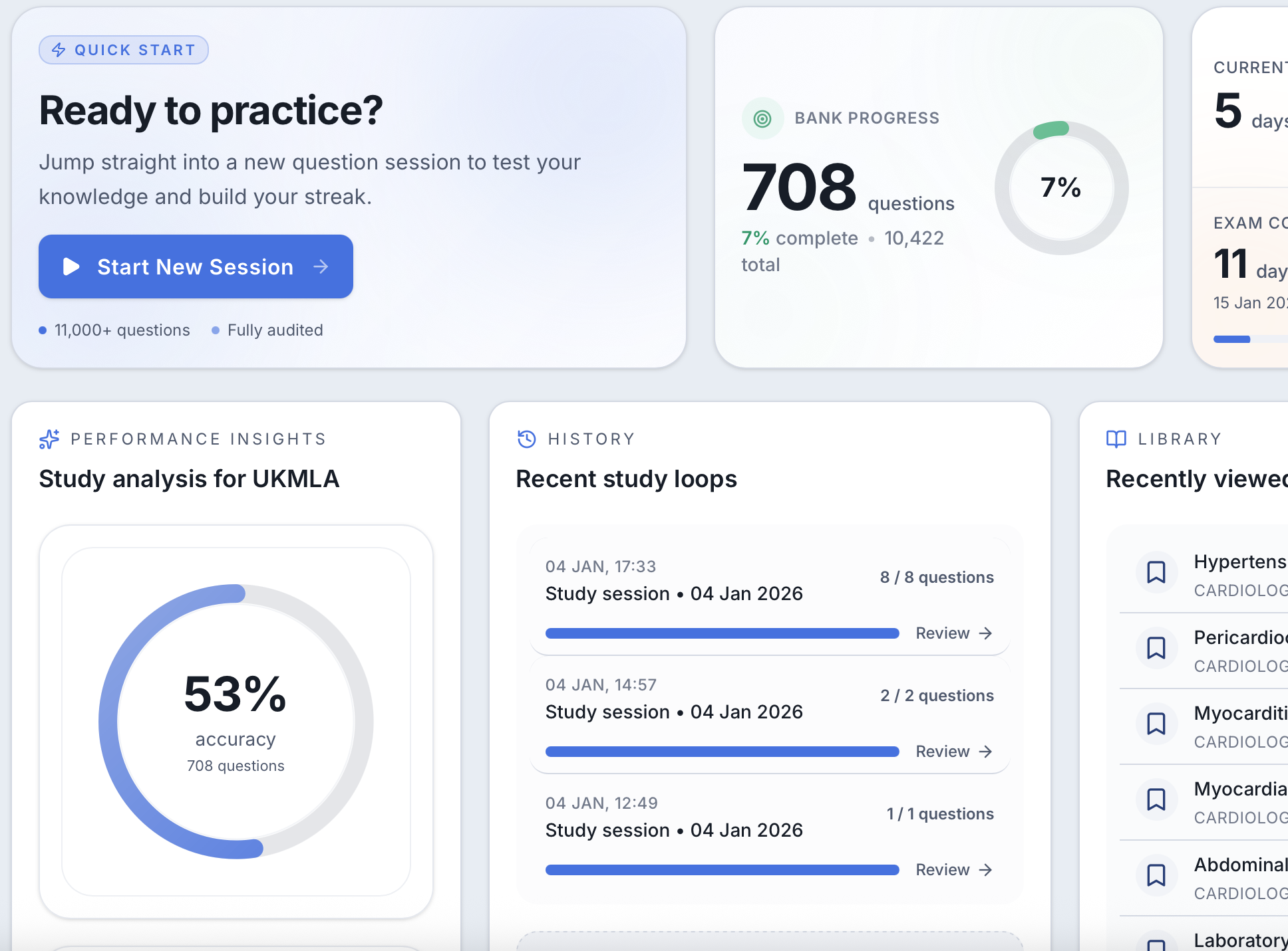 StackMed Dashboard Preview